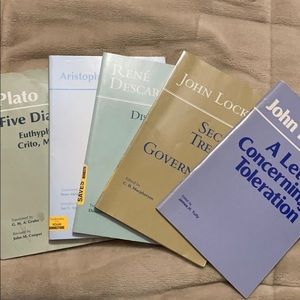 Set of 5 philosophy books